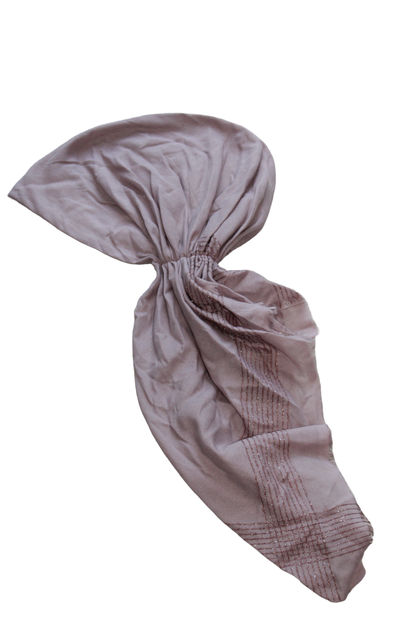 Solid Cotton Adjustable Preties with Shimmery Tails - Keter Hayofi Mitpachot