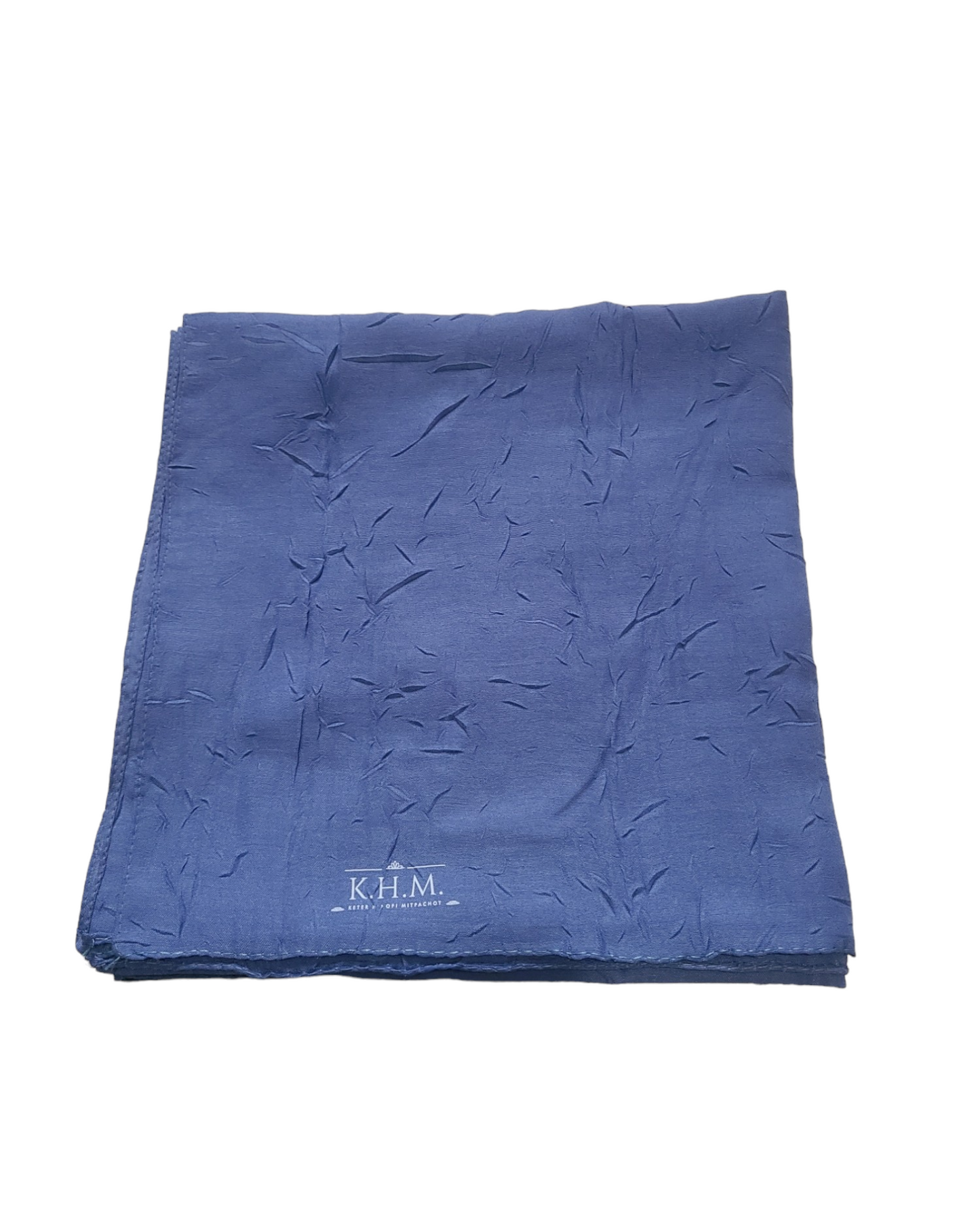 Solid Crinkled Square Scarf - Keter Hayofi Mitpachot