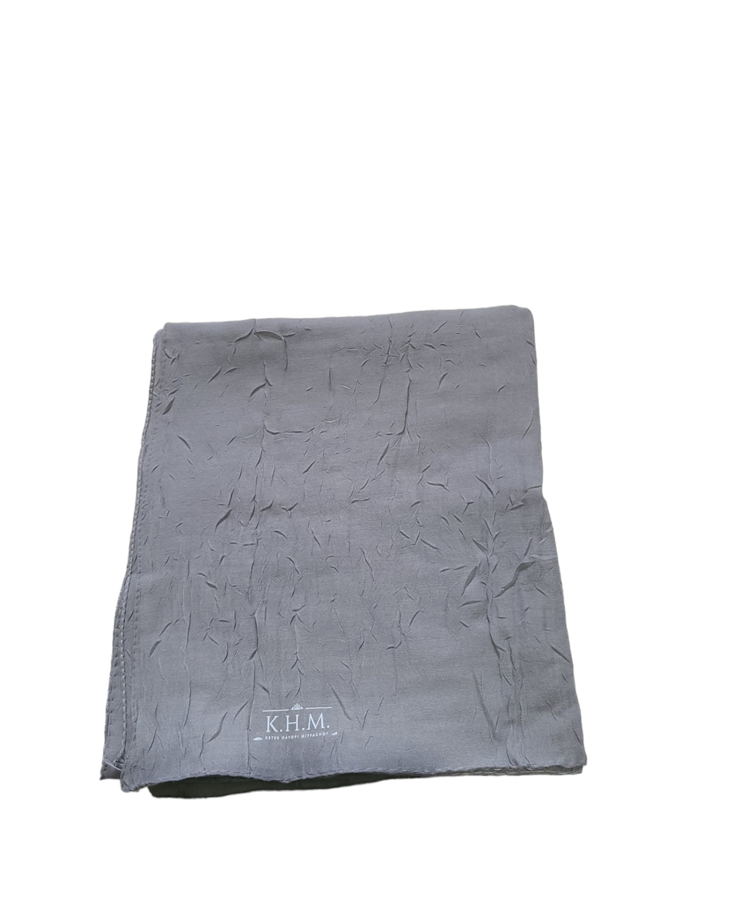 Solid Crinkled Square Scarf - Keter Hayofi Mitpachot