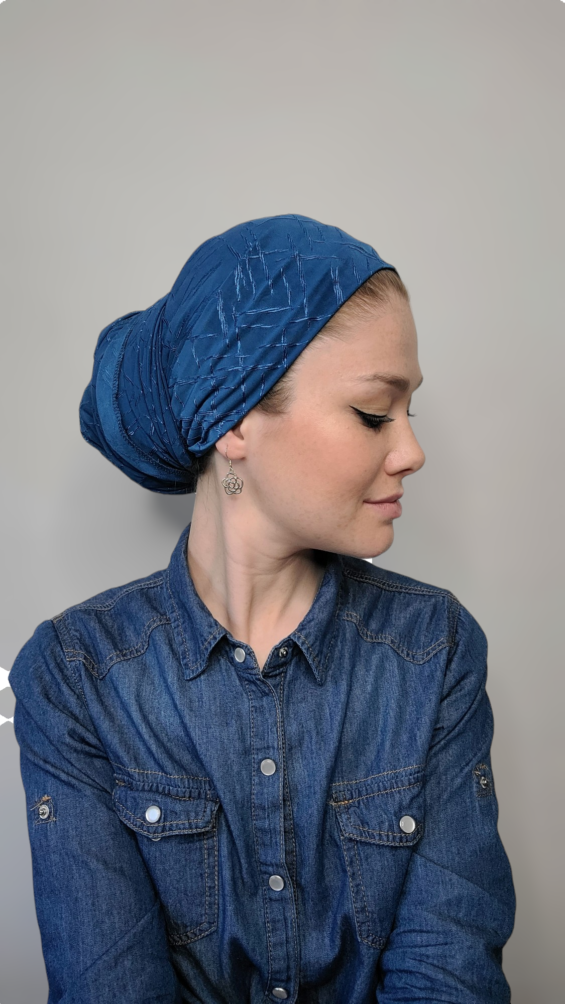 Stretchy Long Solid Scarf - Keter Hayofi Mitpachot