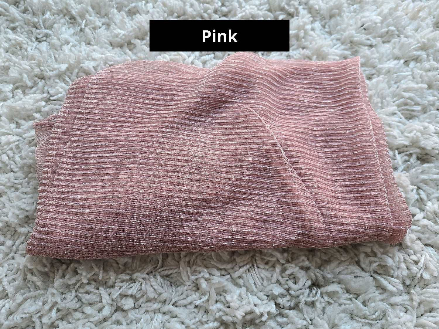 Lycra Pleated Scarf