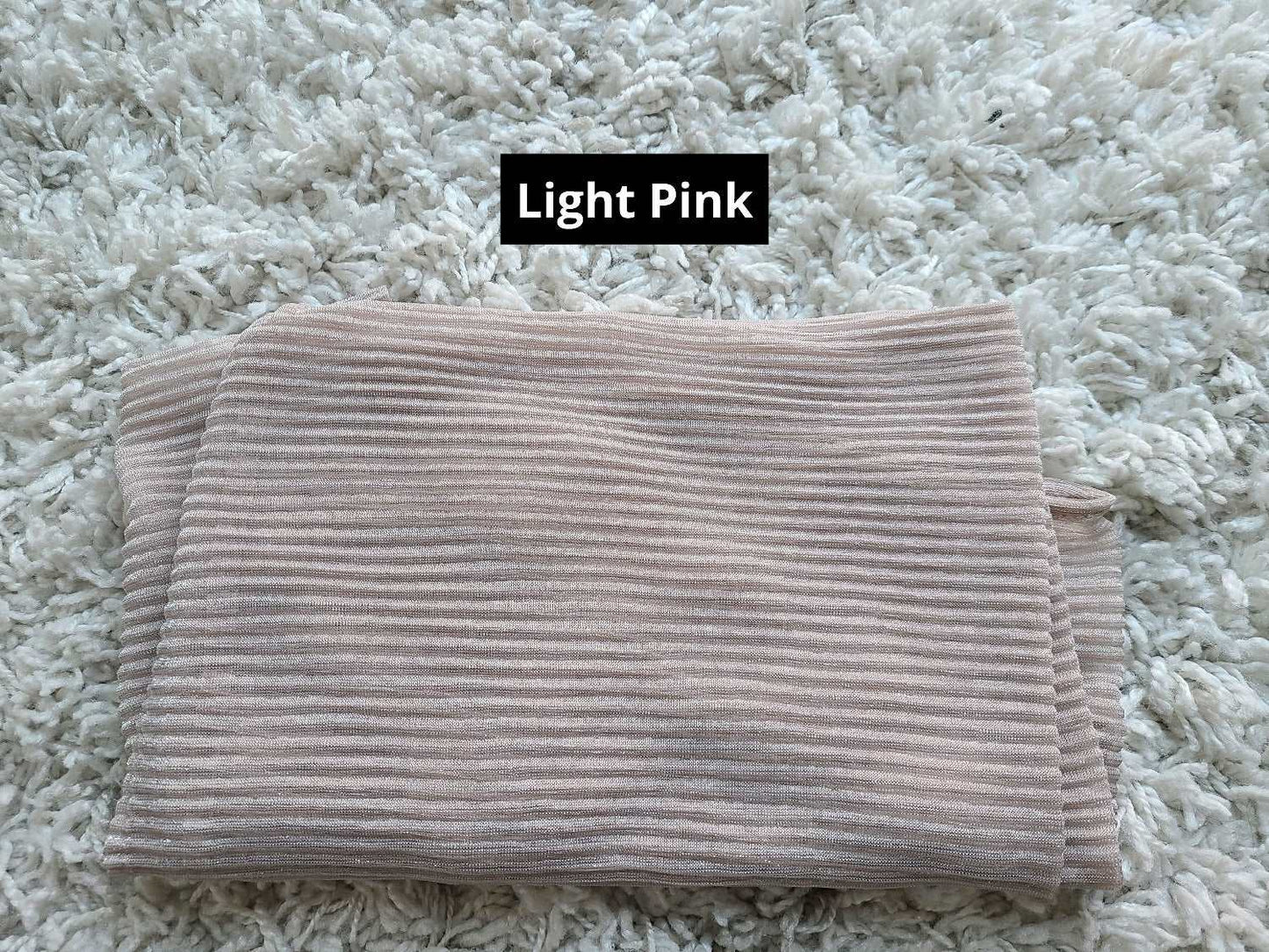 Lycra Pleated Scarf